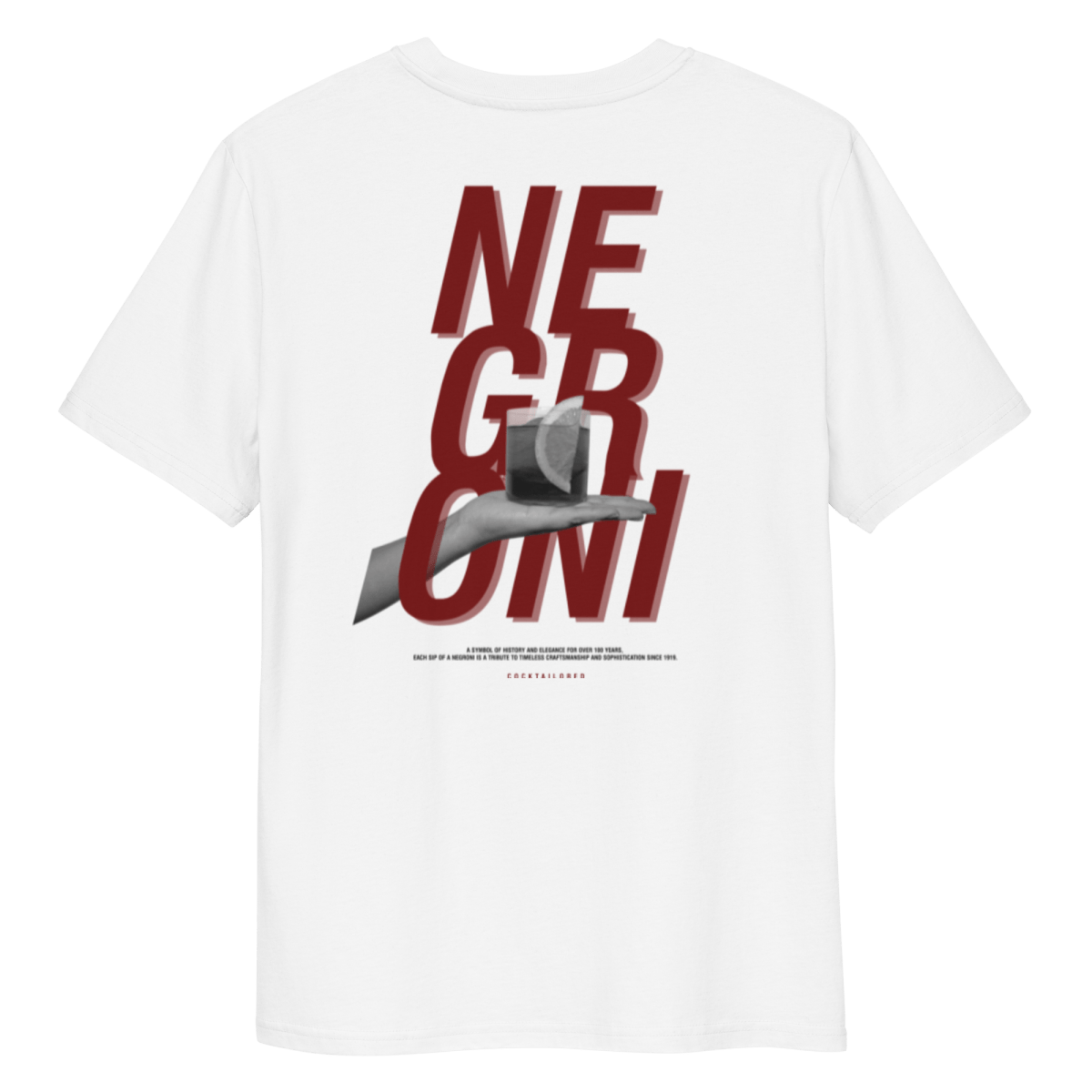 Houd mijn Negroni unisex biologisch katoen T-shirt vast