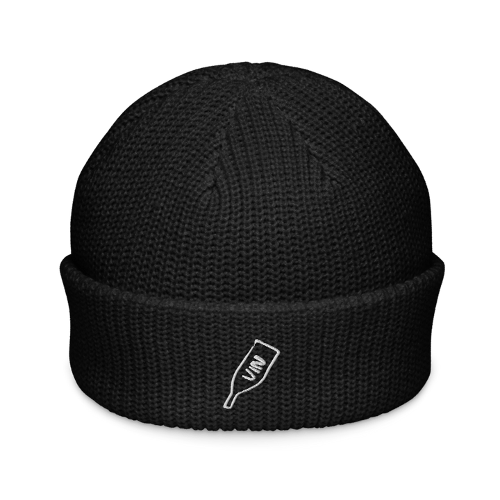 le club social du vin. "Bottle" beanie - Black - Cocktailored