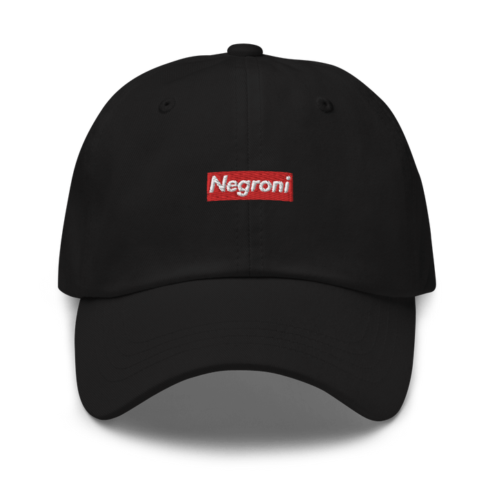 Support Your Local Negroni Dad hat - Black - Cocktailored