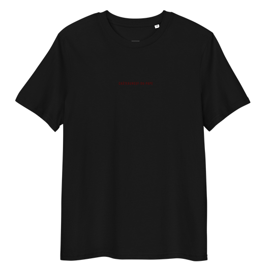 T-shirt in cotone biologico Châteauneuf-du-Pape – nero