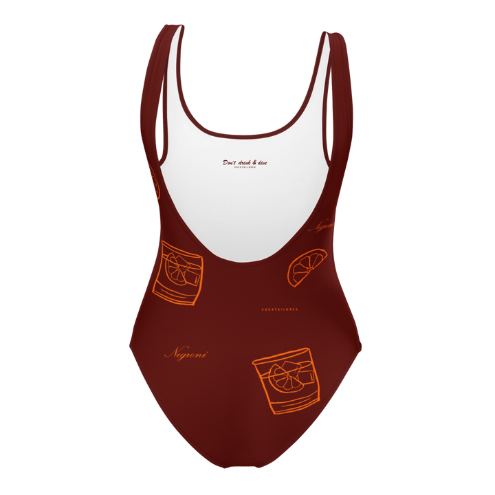 The Negroni "Cocktail" Swimsuit - XS - Cocktailored