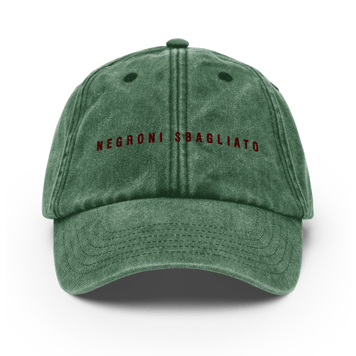 The Negroni Sbagliato Vintage Hat - Vintage Bottle Green - Cocktailored