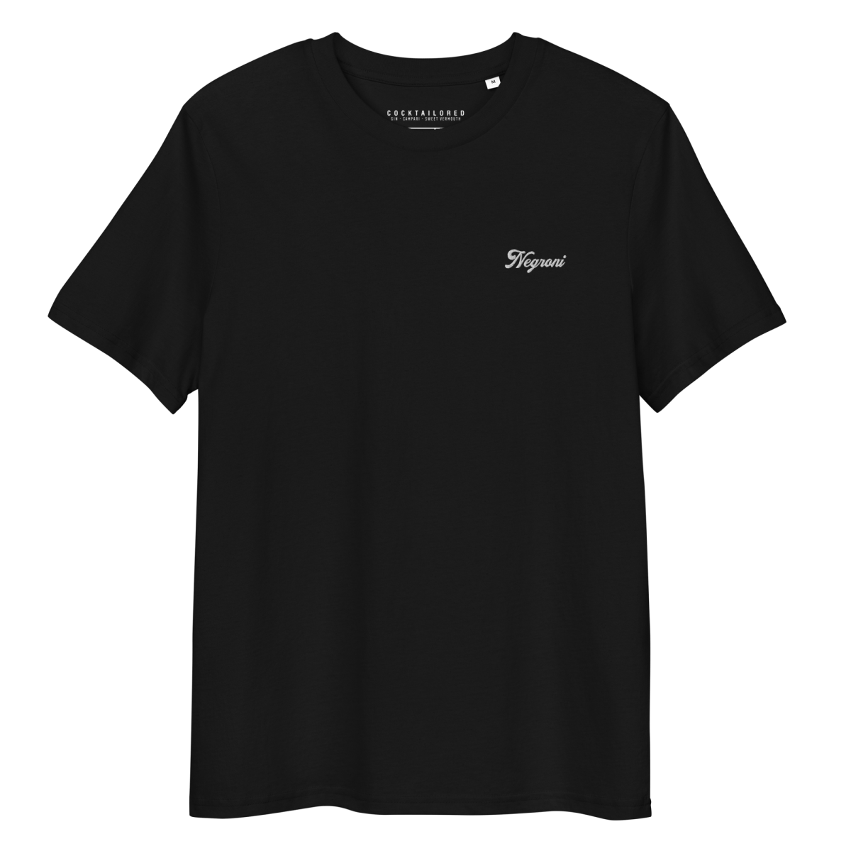 Le t-shirt organique du script Negroni