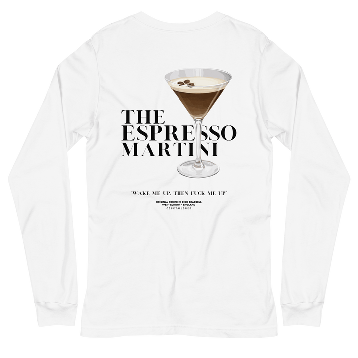 Espresso Martini "Wake me up" Long Sleeve Tee - XS - Cocktailored