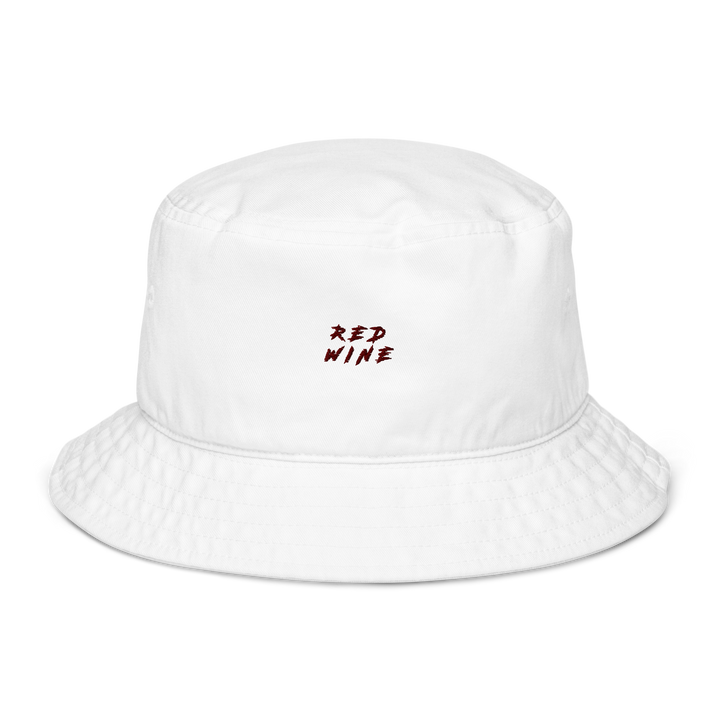 The Red Wine Organic bucket hat - Bio White - Cocktailored