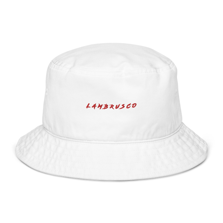 The Lambrusco Organic bucket hat - Bio White - Cocktailored
