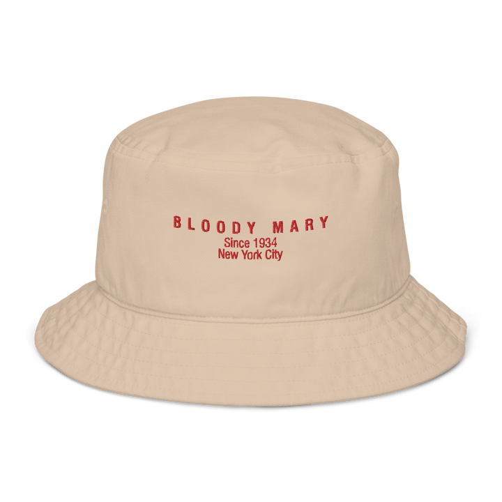 The Bloody Mary 1934 Organic bucket hat - Stone - Cocktailored
