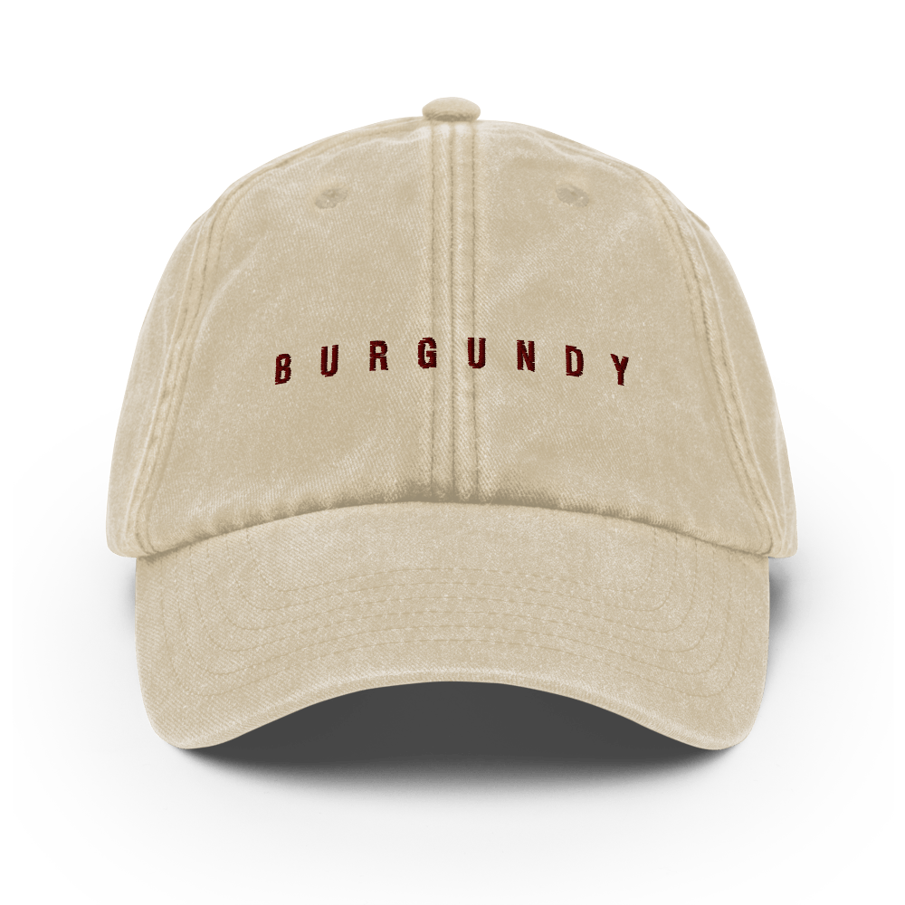 The Burgundy Vintage Hat