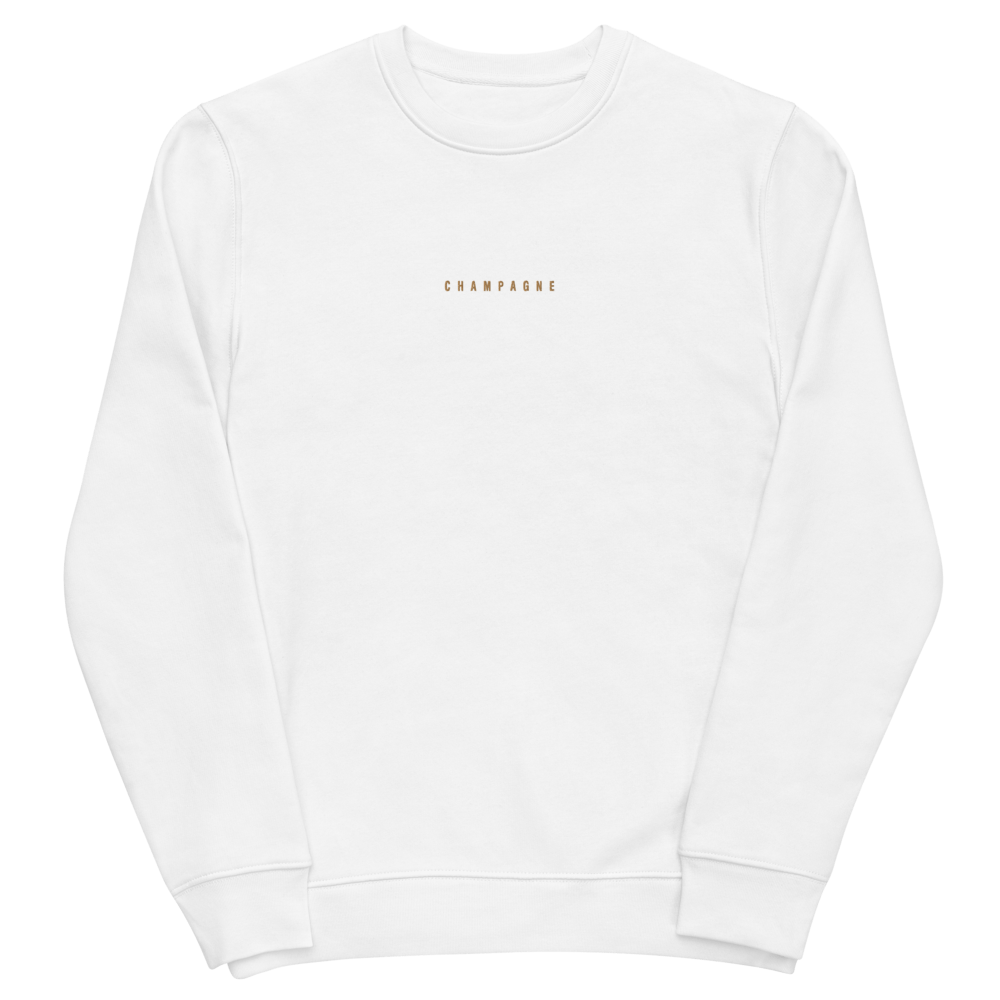 The Champagne eco sweatshirt - White / S - Cocktailored