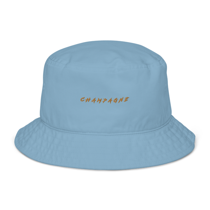 The Champagne Organic bucket hat - Slate Blue - Cocktailored