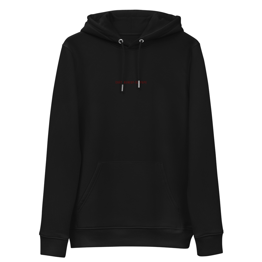 The Châteauneuf-du-Pape eco hoodie - Black - Cocktailored