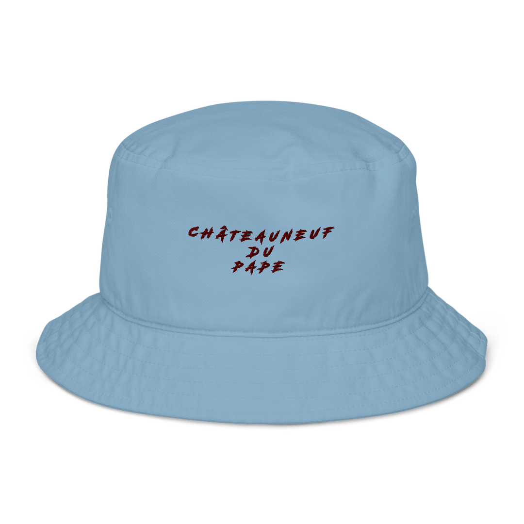 The Châteauneuf-du-Pape Organic bucket hat - Slate Blue - Cocktailored
