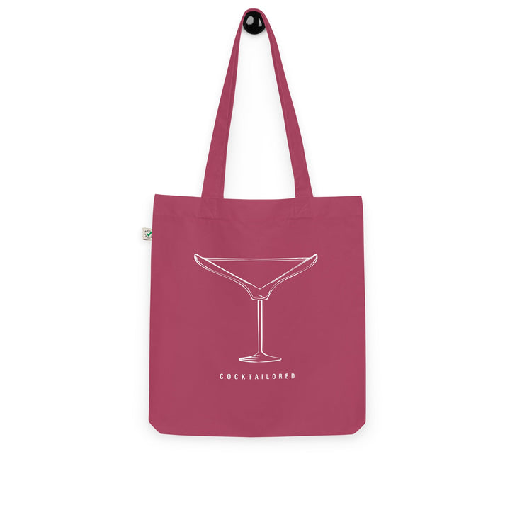 The Cocktailored Organic tote bag - Berry - Cocktailored