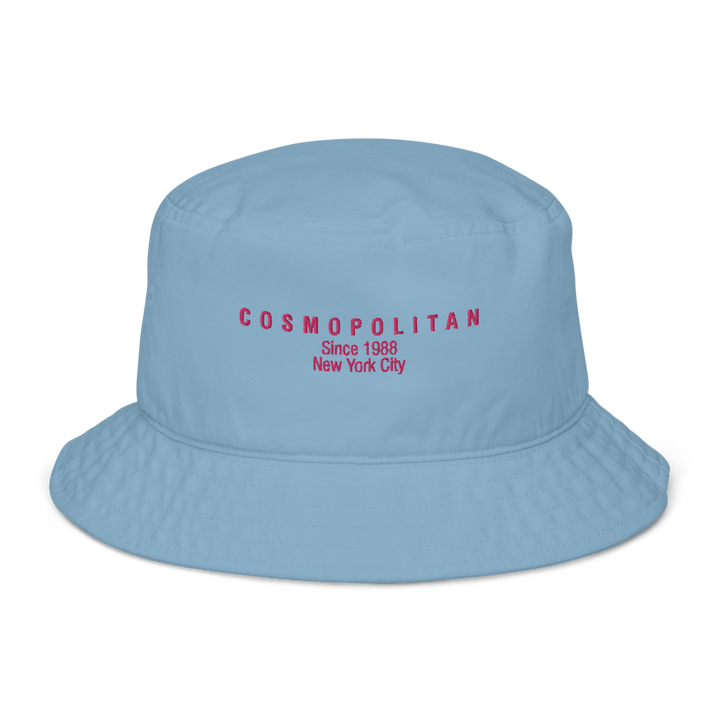 The Cosmopolitan 1988 Organic bucket hat - Slate Blue - Cocktailored