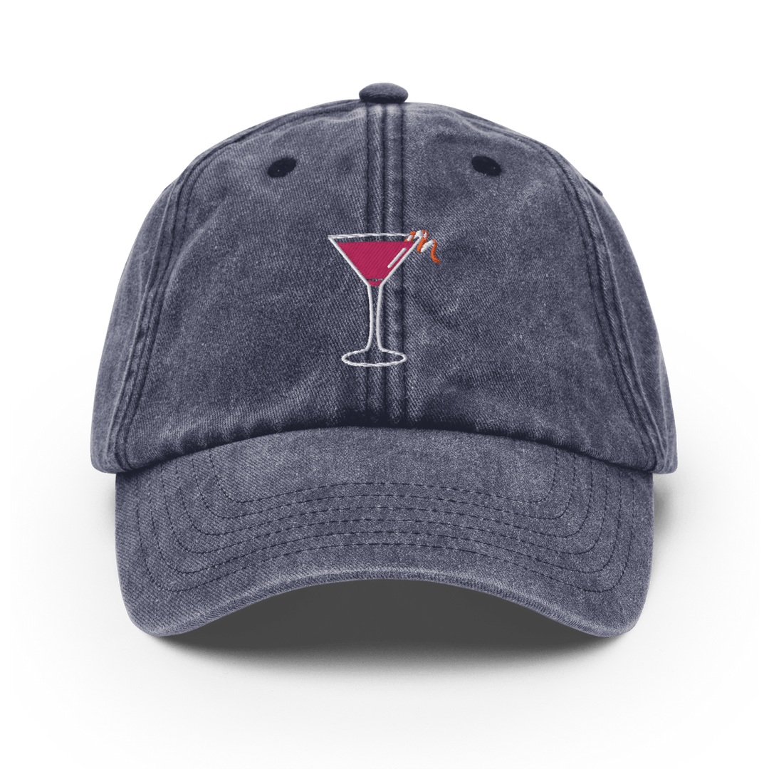 The Cosmopolitan Glass Vintage Hat - Vintage Denim - Cocktailored