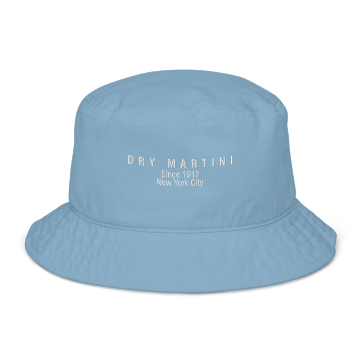 The Dry Martini 1912 Organic bucket hat - Slate Blue - Cocktailored