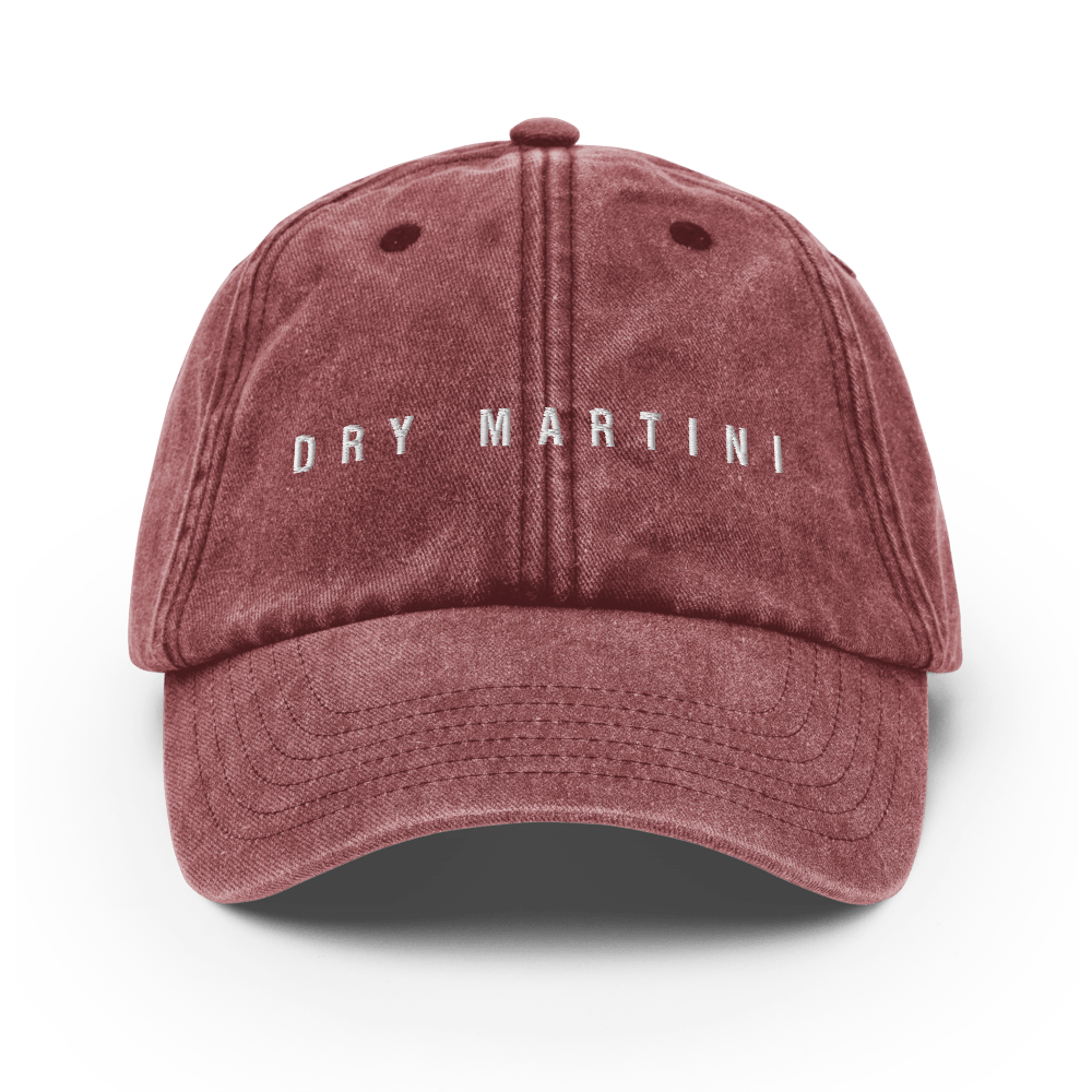 The Dry Martini Vintage Hat - Vintage Red - Cocktailored