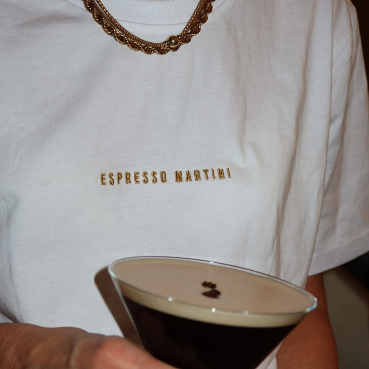 The Espresso Martini organic t-shirt - Black - Cocktailored
