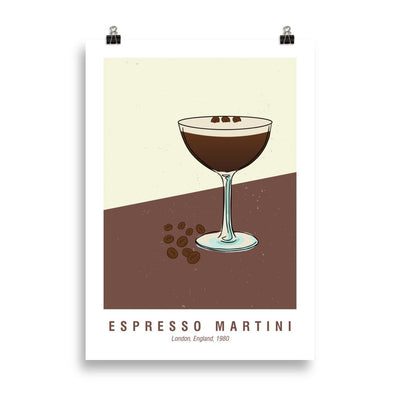 The Espresso Martini Poster - 50x70 cm - - Cocktailored