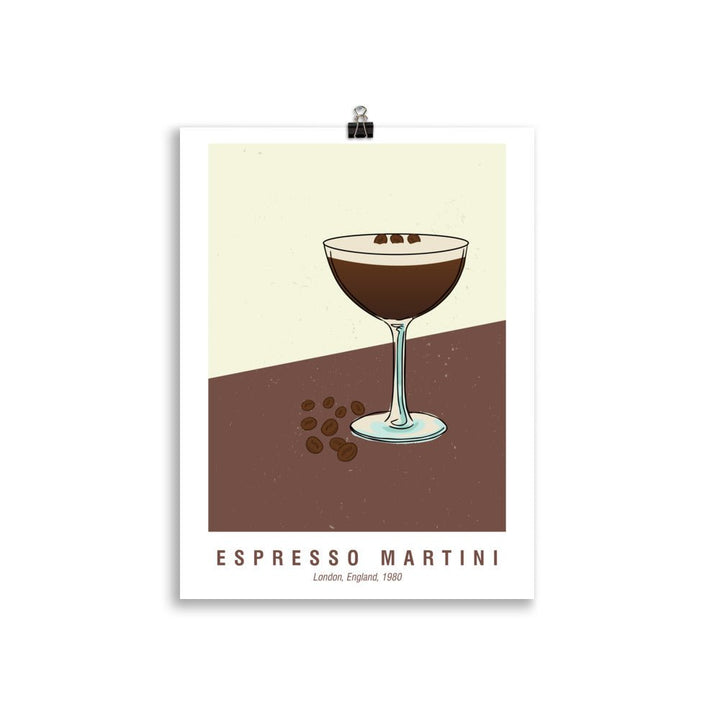 The Espresso Martini Poster - 30x40 cm - Cocktailored