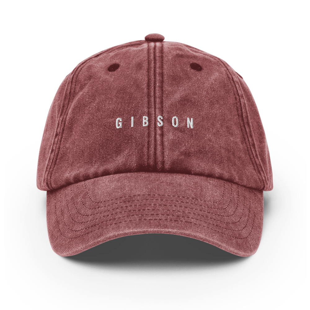 The Gibson Martini Vintage Hat - Vintage Red - Cocktailored