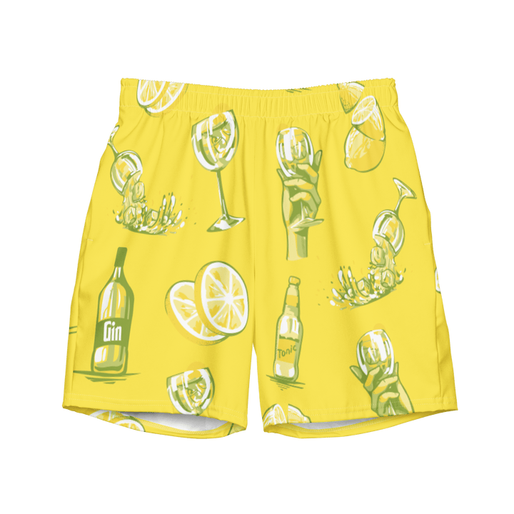 The Gin and Tonic Swim Trunks - XS - Cocktailored
