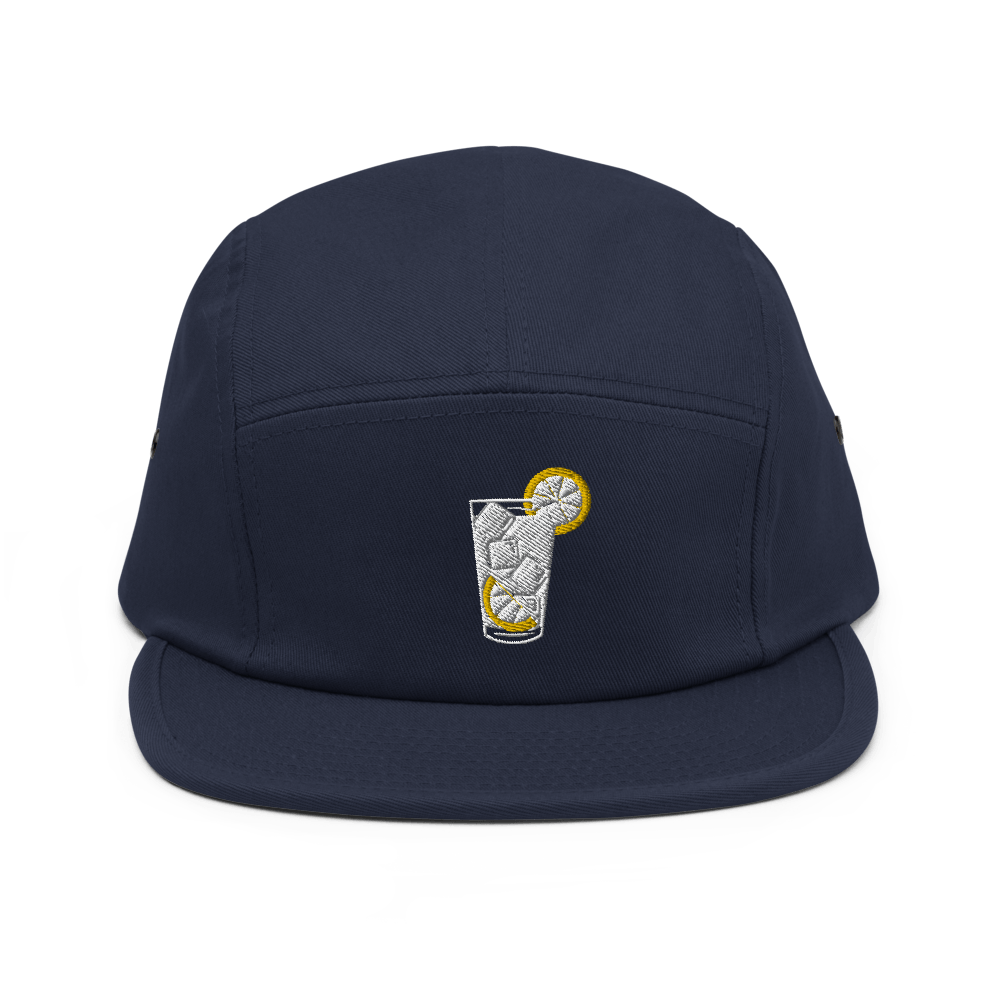 The Gin & Tonic Glass Hipster Hat - Navy - Cocktailored