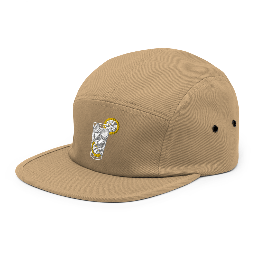 The Gin & Tonic Glass Hipster Hat - Khaki - Cocktailored
