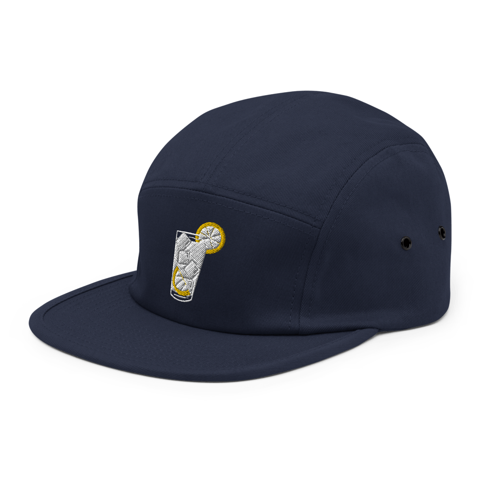 The Gin & Tonic Glass Hipster Hat - Navy - Cocktailored