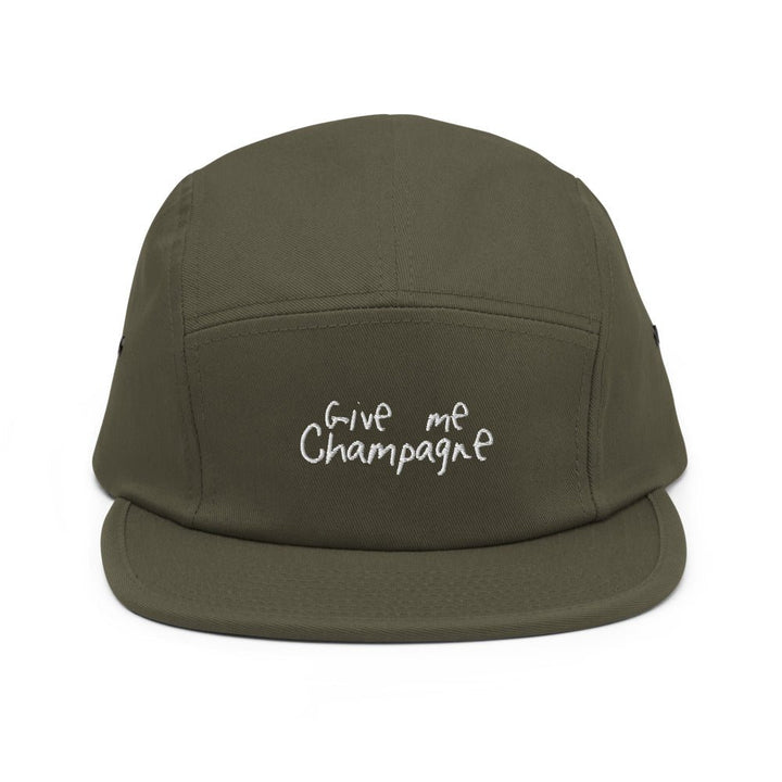 The Give Me Champagne Hipster Hat - Olive - Cocktailored