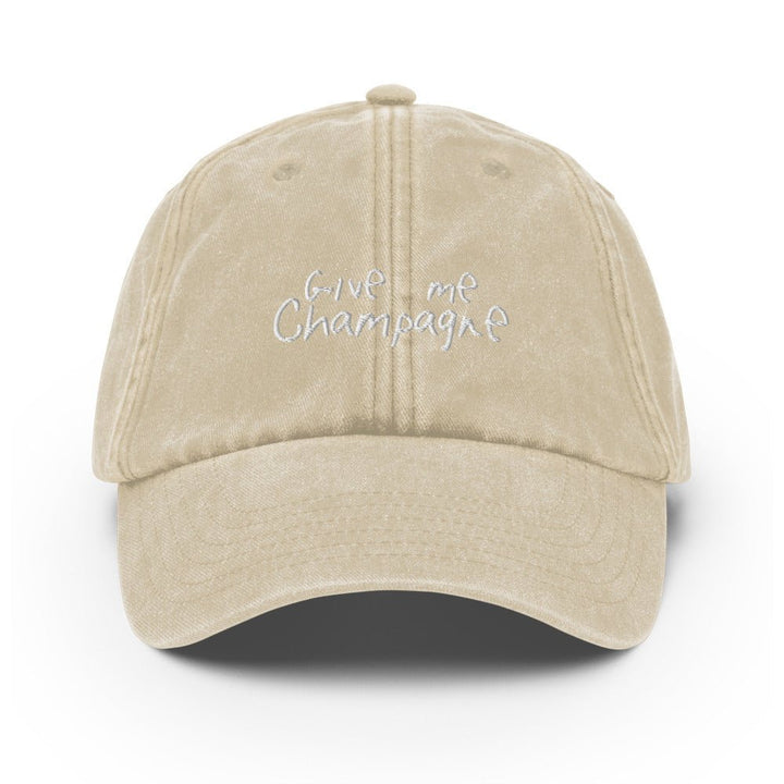 The Give Me Champagne Vintage Hat - Vintage Stone - Cocktailored