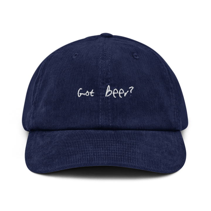 The Got Beer? Corduroy hat - Oxford Navy - Cocktailored
