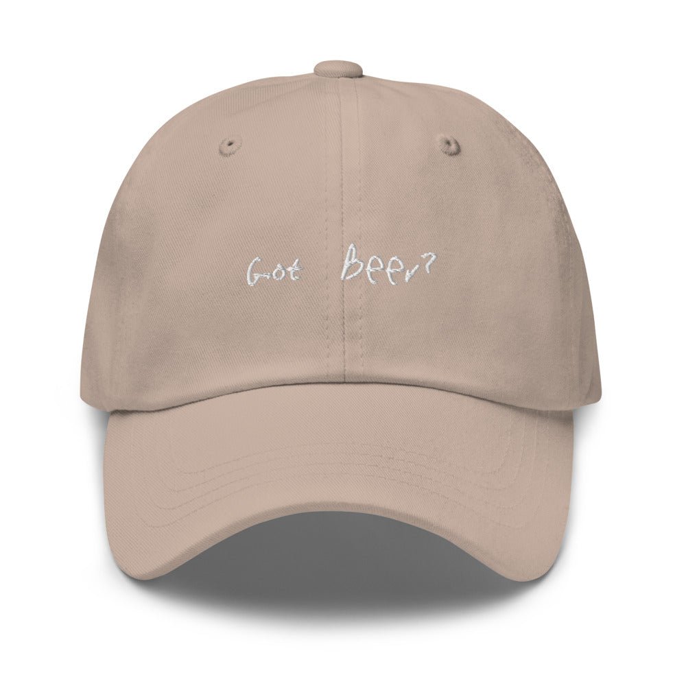 The Got Beer? Dad hat - Stone - Cocktailored