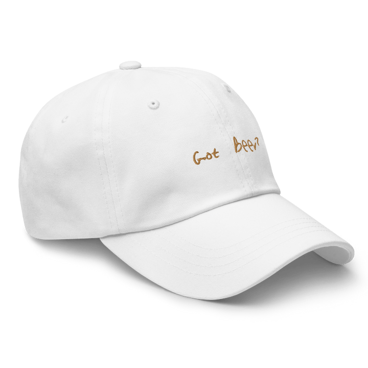 The Got Beer? Dad hat - White - Cocktailored