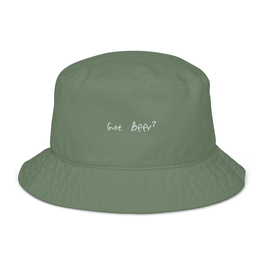 The Got Beer? Organic bucket hat - Dill - Cocktailored