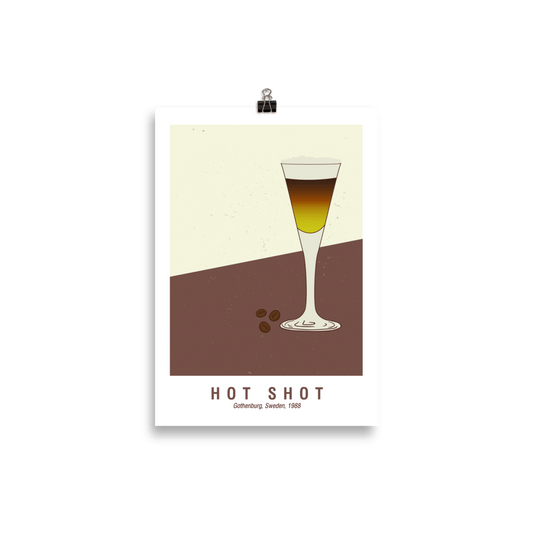 The Hot Shot Poster - 21x30 cm - Cocktailored