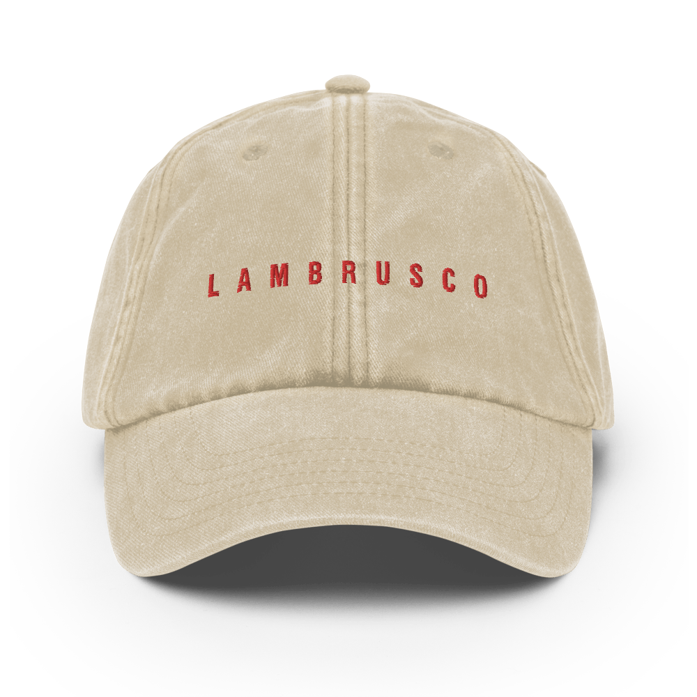 The Lambrusco Vintage Hat - Vintage Stone - Cocktailored