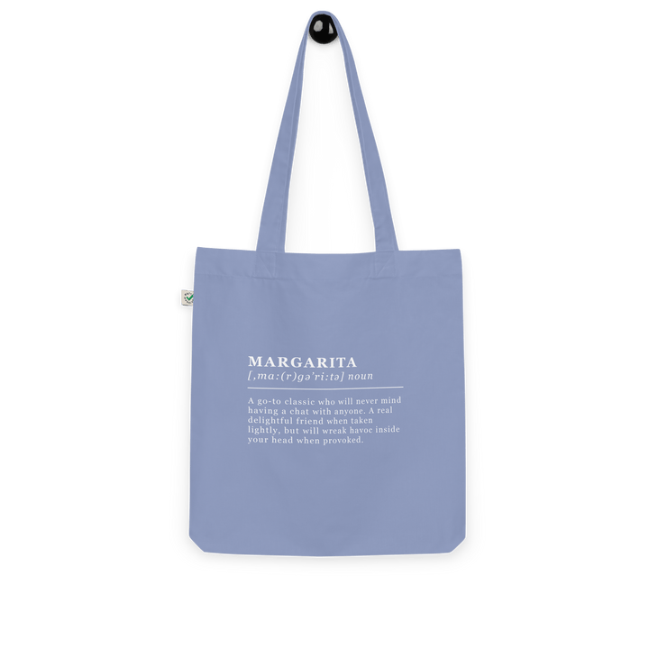 The Margarita Organic tote bag - Light Denim - Cocktailored