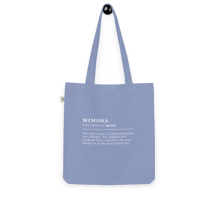 The Mimosa Organic tote bag - Light Denim - Cocktailored