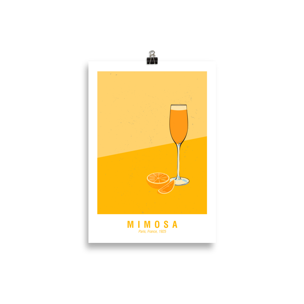 The Mimosa Poster - 21x30 cm - Cocktailored
