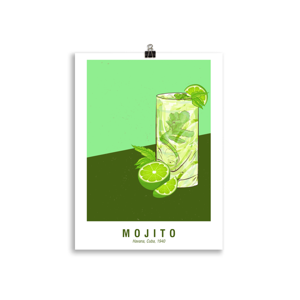 The Mojito Poster - 30x40 cm - Cocktailored