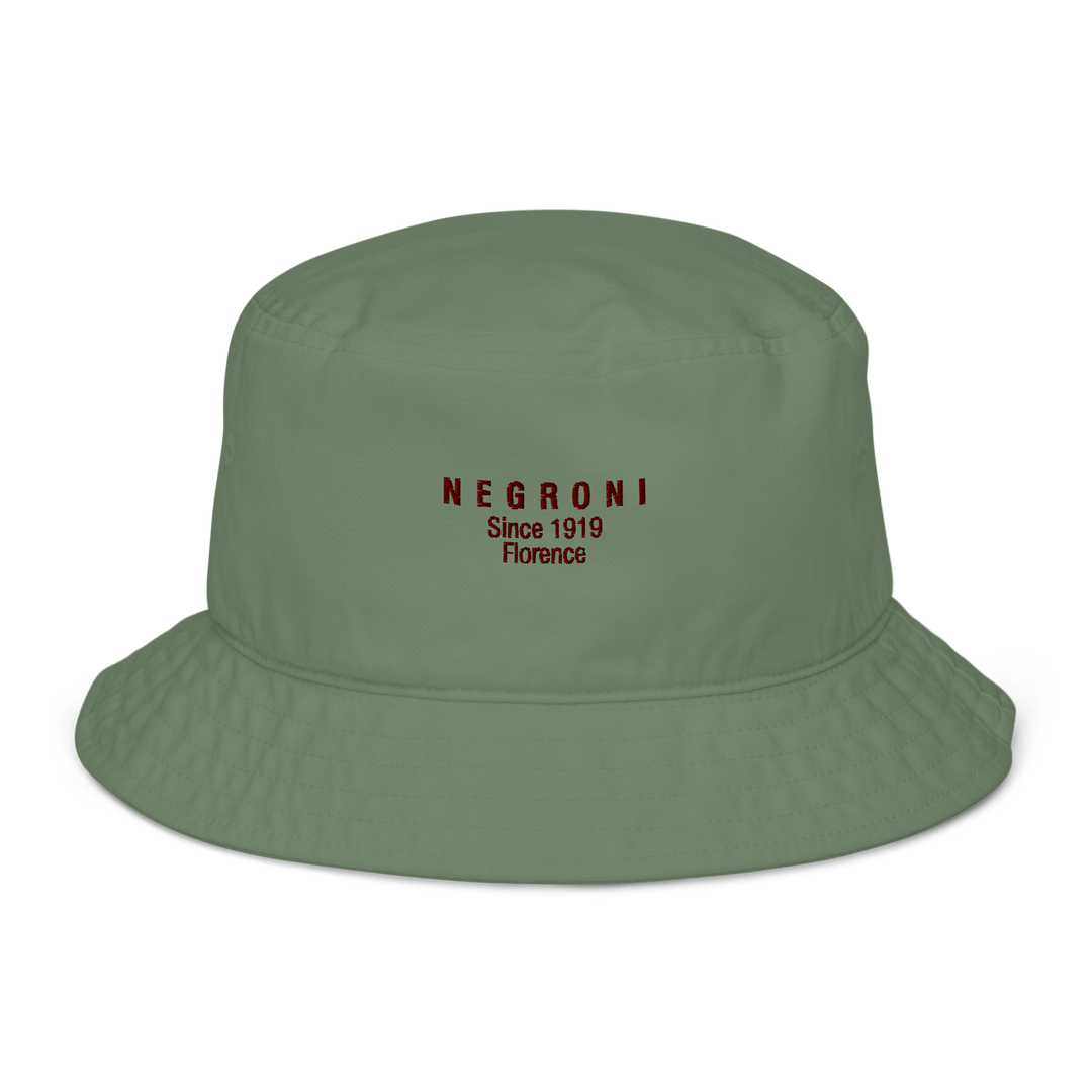The Negroni 1919 Organic bucket hat - Dill - Cocktailored