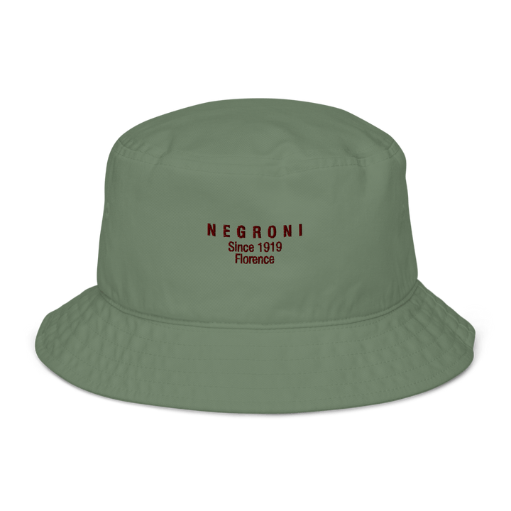 The Negroni 1919 Organic bucket hat - Dill - Cocktailored