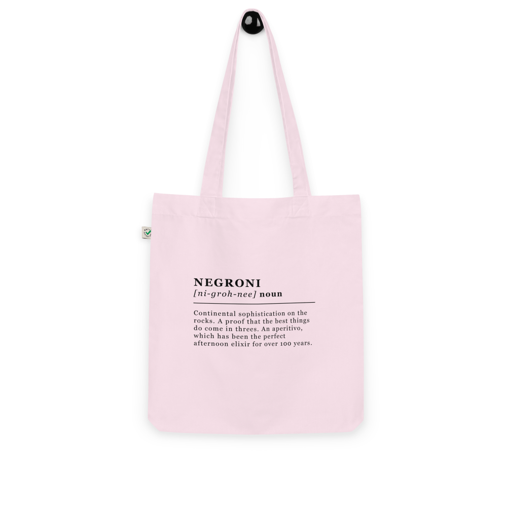 The Negroni Organic tote bag - Candy Pink - Cocktailored
