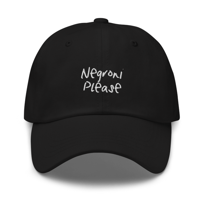 The Negroni Please Cap - Black - Cocktailored