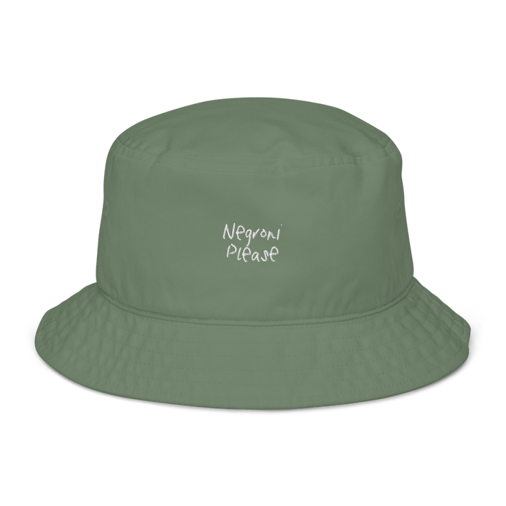 The Negroni Please Organic bucket hat - Dill - Cocktailored
