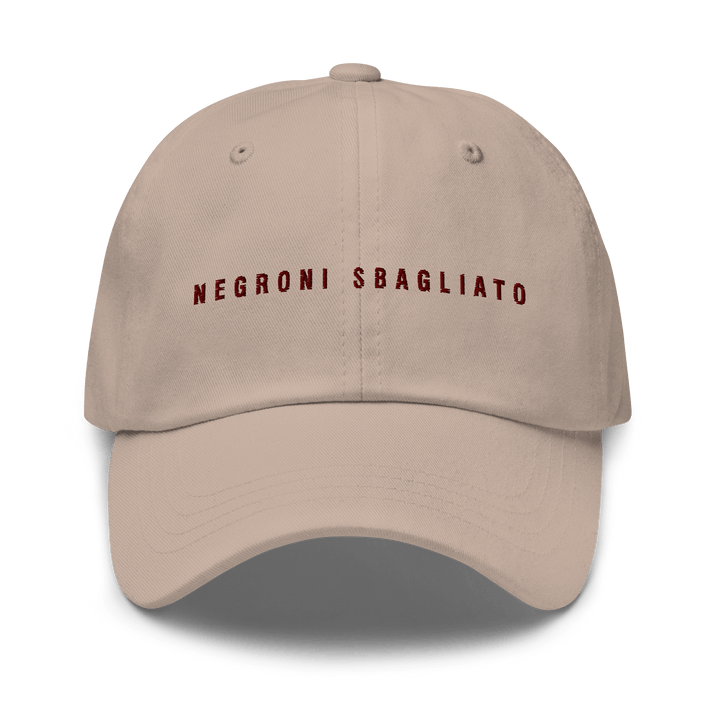 The Negroni Sbagliato Dad hat - Stone - Cocktailored