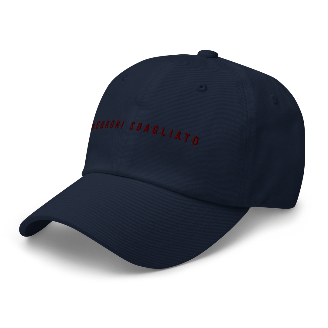 The Negroni Sbagliato Dad hat - Navy - Cocktailored