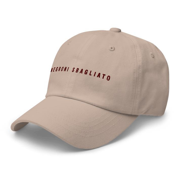 The Negroni Sbagliato Dad hat - Stone - Cocktailored
