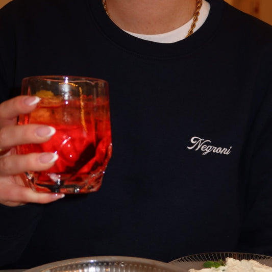 Sweat Negroni script – blanc